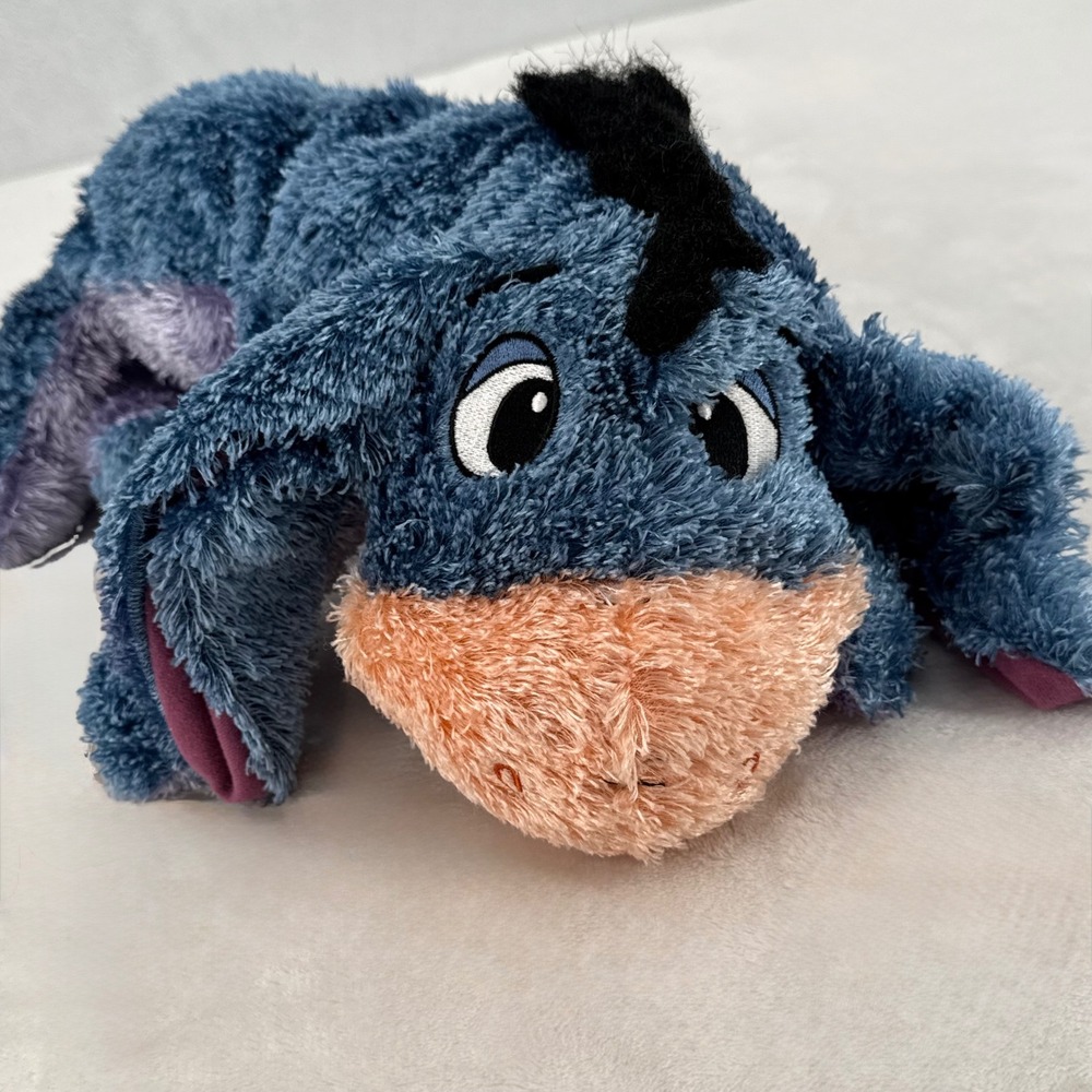 VTG Chenille Eeyore Plush Fisher-Price Mattel Soft Shaggy Disney Winnie The Pooh
